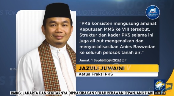 PKS Tetap Konsisten Dukung Anies Sebagai Capres