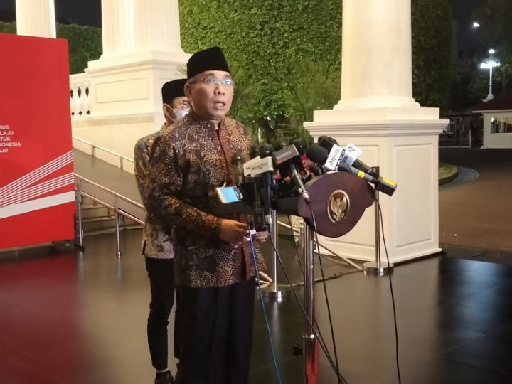Temui Jokowi di Istana, Ketum PBNU: Cuma <i>Guyon-guyonan</i>