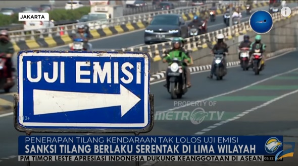 Catat! Ini Titik Razia Tilang Kendaraan Tidak Lolos Uji Emisi di Jakarta