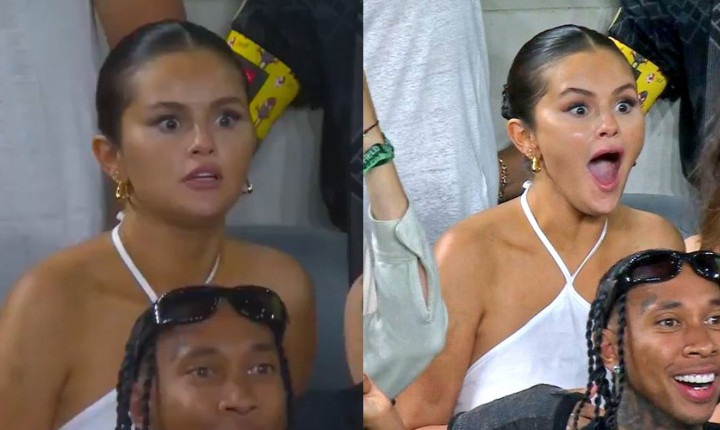 Viral! Selena Gomez Mangap Terhipnotis Magis Permainan Lionel Messi