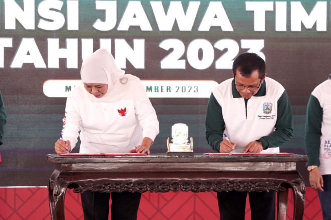 Pemprov Jawa Timur menggandeng Semen Indonesia dalam kerja sama Pengendalian Pencemaran dan Kerusakan Lingkungan di Wilayah Jawa Timur. Foto: dok SIG.