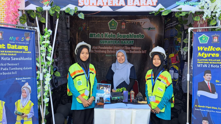 Siswa MTsN 2 Sawahlunto Buat Alat Deteksi Gas Metan Berbasis Internet untuk Pertambangan