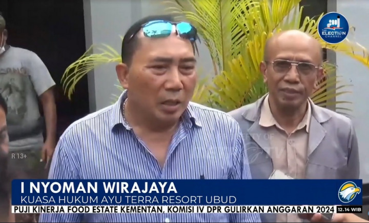 Resort di Ubud Ancam Tuntut Vendor Lift, Kuasa Hukum: Punya Kewajiban <i>Maintenance</i>