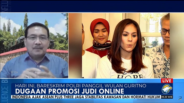Pakar Kritik Niat Menkominfo Bidik Wulan Guritno Jadi Duta Anti Judi Online