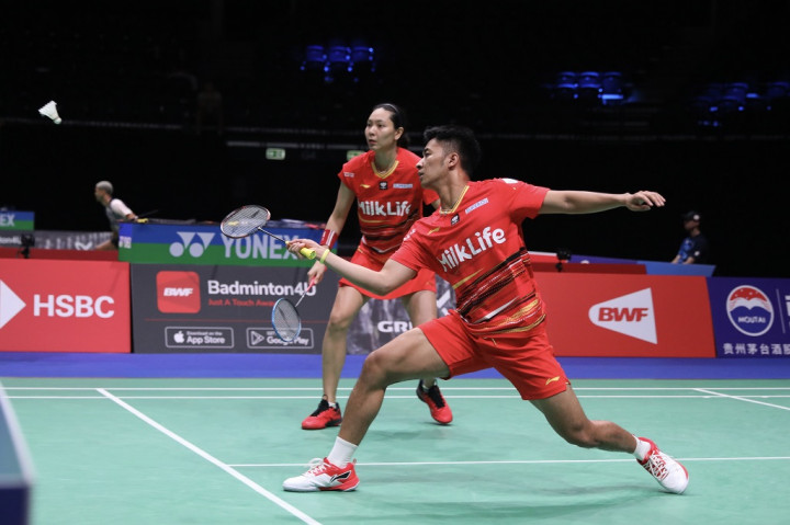 Tak Siap dengan Lapangan Berangin, Dejan/Gloria Tersingkir dari China Open 2023