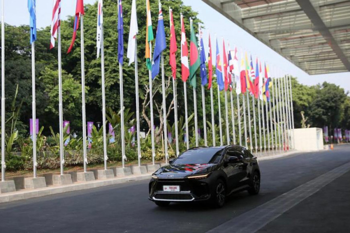79 Unit Toyota bZ4X Berikan Dukungan KTT ASEAN 2023