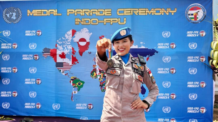 Briptu Dwi Jayanti Putri, dari Menyanyi hingga Penjaga Perdamaian di Afrika Tengah