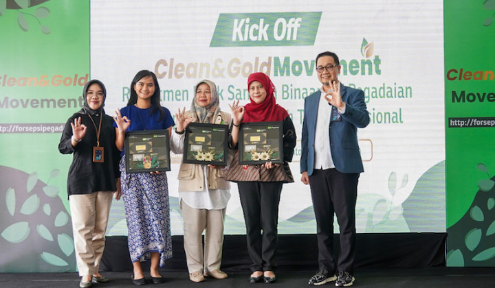 Tingkatkan Kepedulian Masyarakat terhadap Lingkungan, Pegadaian <i>Kick Off</i> Program Clean and Gold Movement
