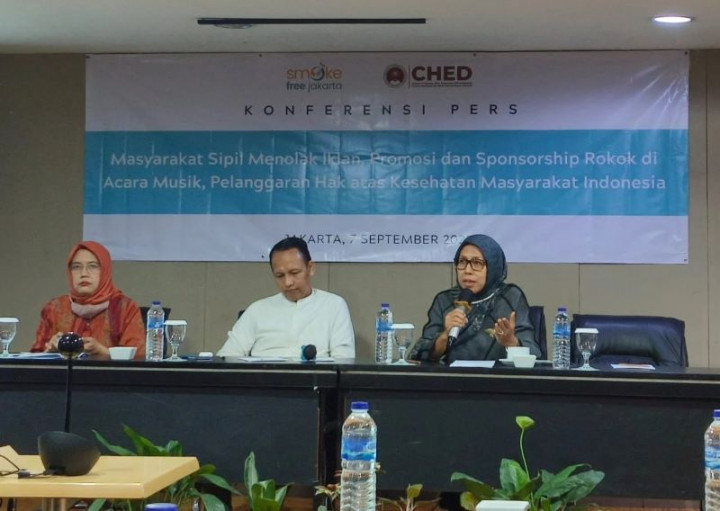 Sejumlah Elemen Masyarakat Tolak Sponsor Rokok di Acara Konser