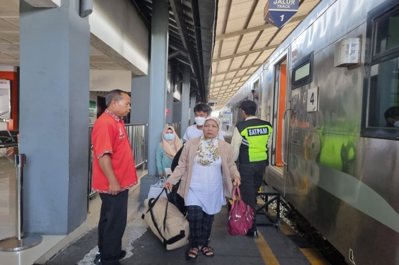 PT Kereta Api Indonesia Daerah Operasi 6 Yogyakarta. Foto: Branda ANTARA