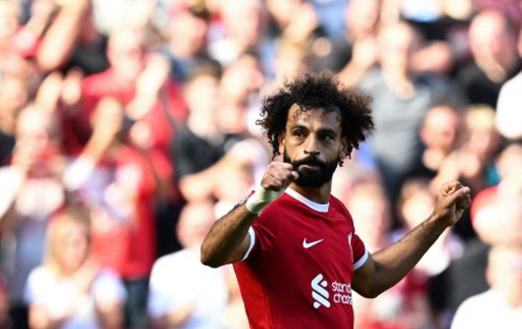 Mohamed Salah. (Foto: AFP/Paul Ellis)