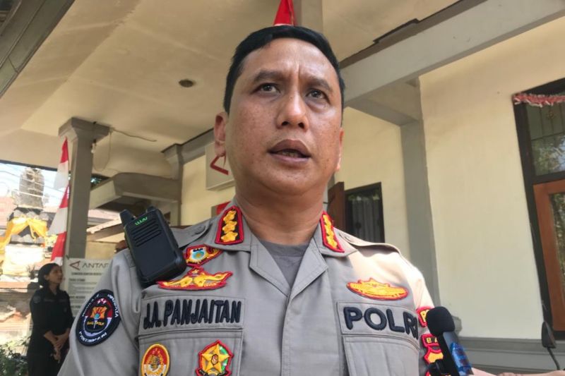 Kepala Bidang Hubungan Masyarakat Kepolisian Dadrah Bali Komisaris Besar Polisi Jansen Avitus Panjaitan. ANTARA/Rolandus Nampu