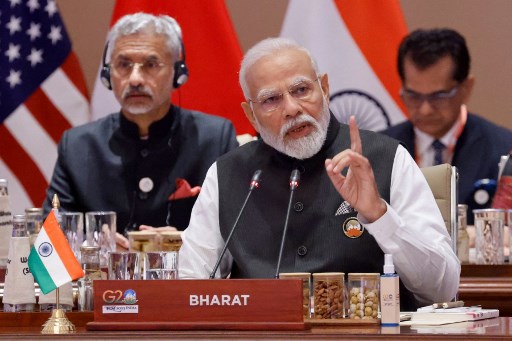 Perdana Menteri India Narendra Modi gunakan nama negara 'Bharat'. Foto: AFP