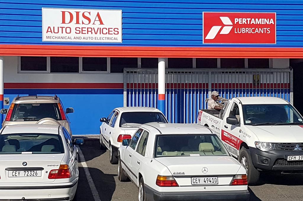 Bengkel mobil di Afrika Selatan. Pertamina Lubricants
