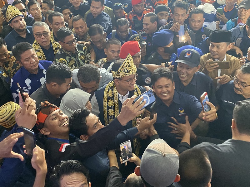 Anies Baswedan Silaturahmi dengan 6.000 Kader NasDem se-Sumsel