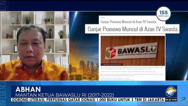 Eks Ketua Bawaslu Sebut Ganjar Muncul di Tayangan Azan TV Belum Pelanggaran Kampanye