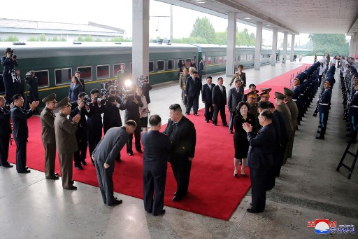 Pemimpin Korea Utara (Korut) Kim Jong-un. Foto: AFP