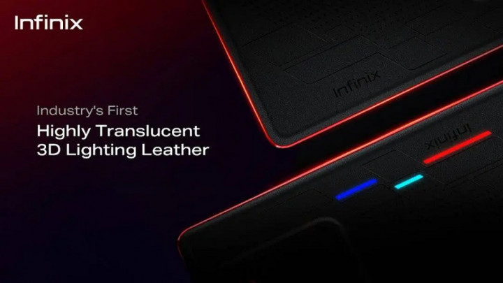 Infinix Pamer Desain 3D Lighting Leather, Bikin Bodi Hape Bisa Menyala dalam Gelap