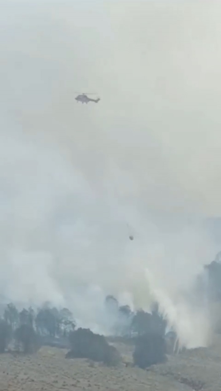 Pemadaman Kebakaran Gunung Bromo Fokus di Gunung Keciri Pasuruan