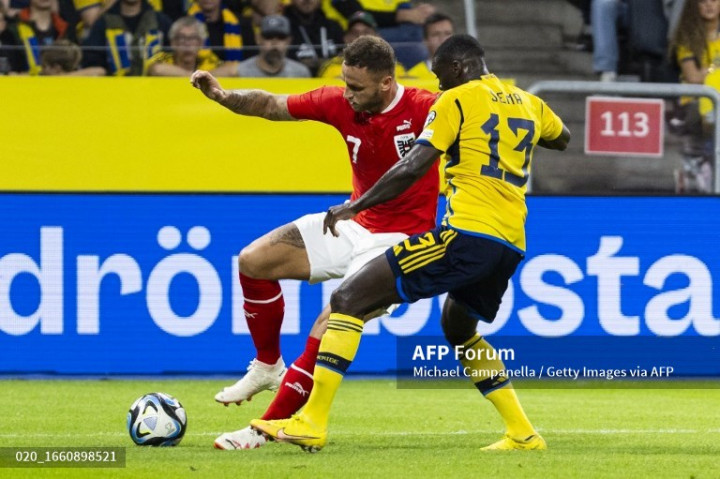 Kualifikasi Euro 2024: Kejutan, Swedia Takluk dari Austria dengan Skor 1-3