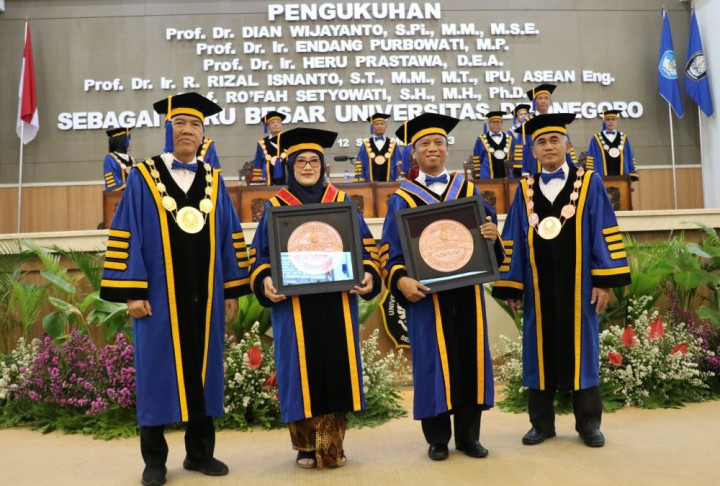 Undip Tambah 2 Guru Besar Baru Bidang Teknik dan Hukum