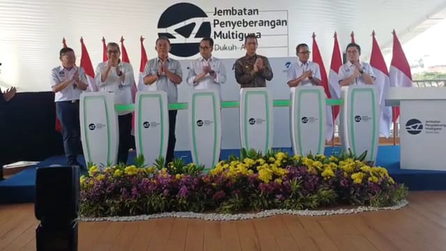 Pj Gubernur Heru Resmikan JPM Penghubung Transportasi di Ibu Kota