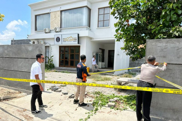 Polresta Denpasar Sita Barang Bukti Penyegelan Kantor LABHI