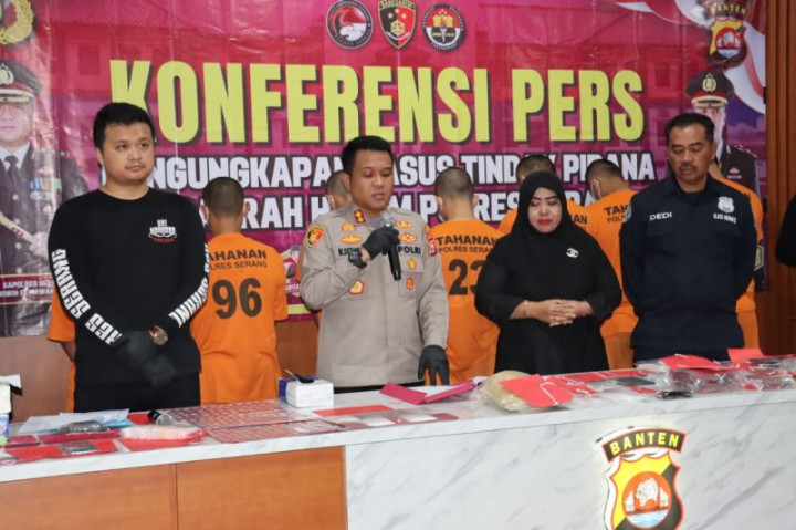Polres Serang Bongkar Industri Rumahan Tembakau Gorila