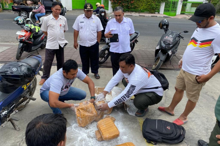 BNNP Bali Sita 7 Kg Ganja Jaringan Medan-Bali