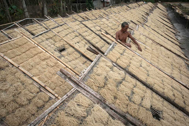 Melihat Proses Pembuatan Mie Lethek