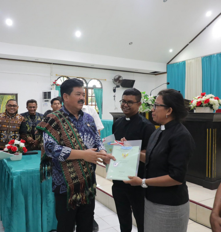 Lebih dari Seabad, Gereja di Kupang Kini Punya Sertifikat