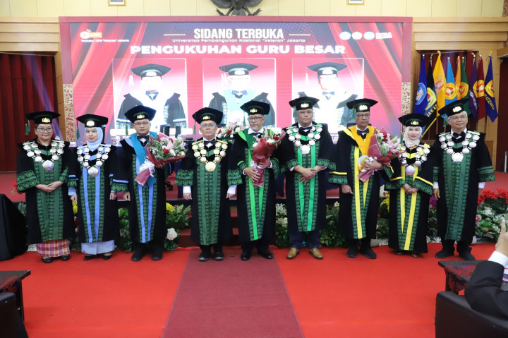 UPNVJ Kukuhkan 3 Guru Besar Baru, Terbanyak Sejak Kampus Berdiri