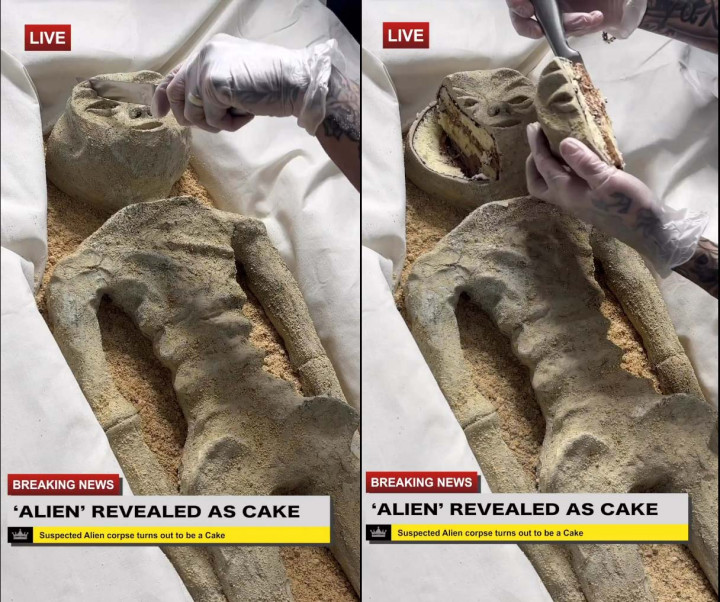 Viral! Video “Alien Meksiko” Ternyata Kue, Ini Faktanya