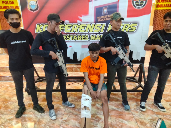 Pelaku Teror Busur di Makassar Diringkus