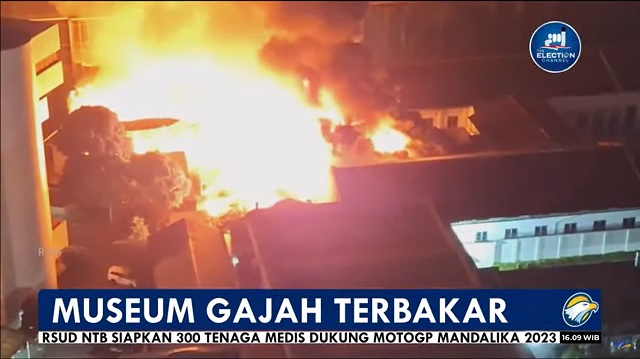 6 Ruangan di Gedung A Museum Nasional Terbakar
