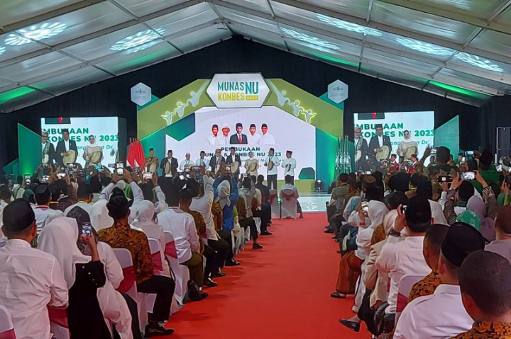 Penabuhan Rebana oleh Presiden Jokowi jadi Pembuka Munas-Konbes NU 2023