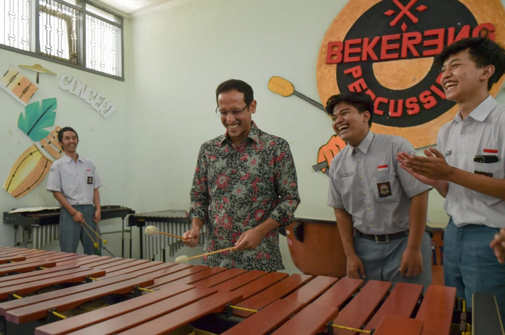 Nadiem Belajar Kunci Keberhasilan SMKN 2 Kasihan Cetak Musisi Hebat Indonesia