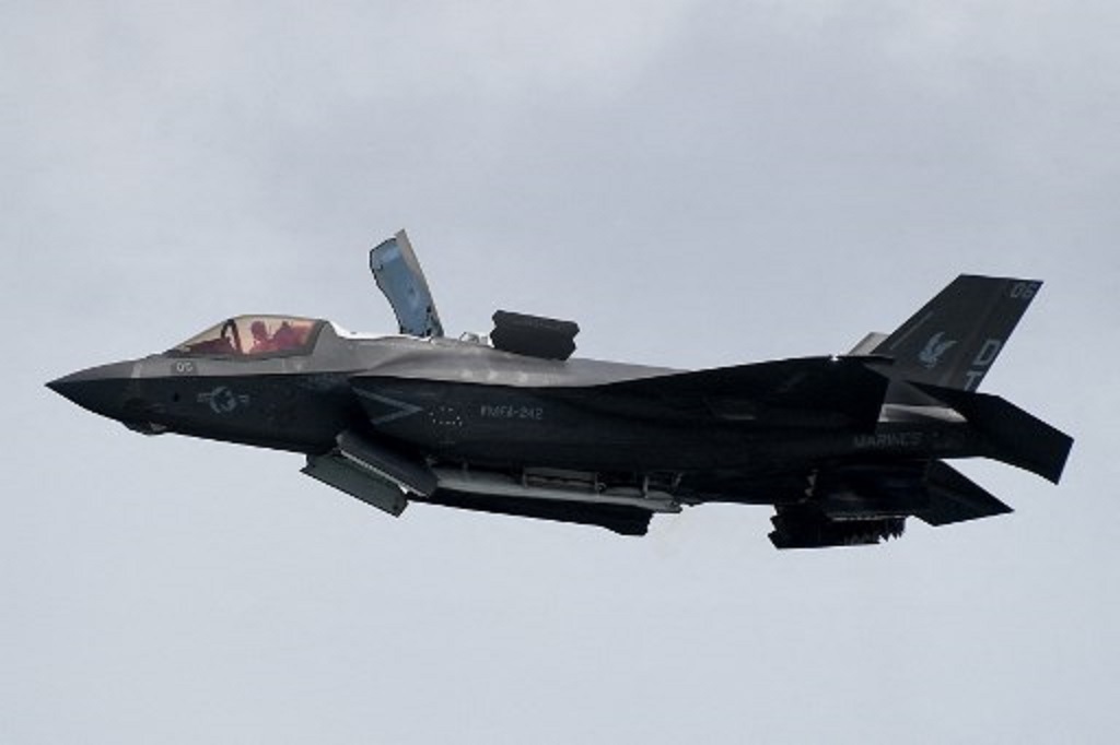 Pesawat jet tempur F-35B Lightning II. (Roslan RAHMAN / AFP)