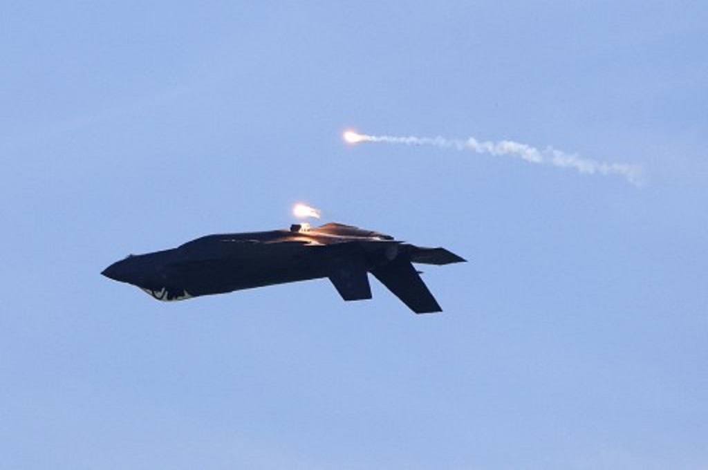 Pesawat jet tempur F-35 Lightning buatan Amerika Serikat. (AFP)