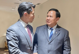 Prabowo Tertawa Dituduh Tampar Wakil Menteri Pertanian