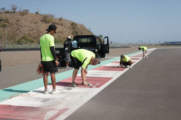 Sirkuit Mandalika Bersolek Jelang MotoGP Indonesia 2023