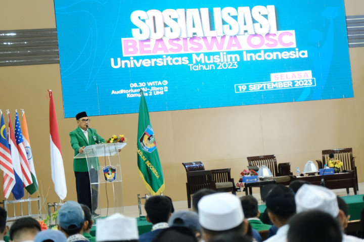 Rektor UMI Makassar Sebut Beasiswa OSC Jalan Menuju Indonesia Maju