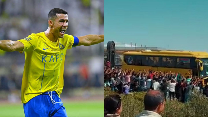 Viral! Masyarakat Iran Heboh Kejar Bus dan Datangi Hotel Al Nassr Demi Sambut Cristiano Ronaldo