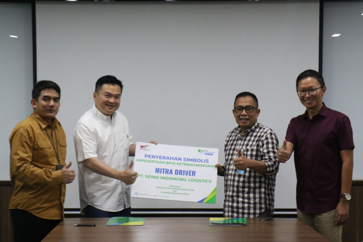 Lindungi Ribuan Pengemudi Truk, BPJS Ketenagakerjaan Bersinergi dengan PT Seino Indomobil Logistics
