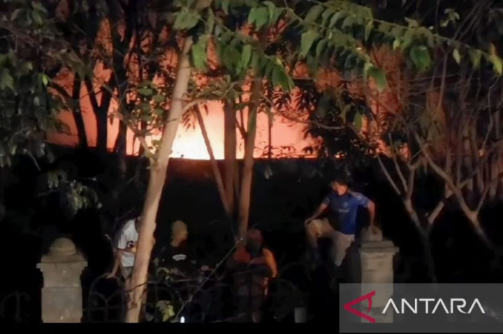 Gegara Bakar Sampah, Hutan Kota Ujung Menteng Jakarta Timur Kebakaran