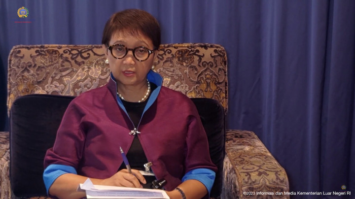 Menlu Bicara Penguatan Masyarakat Pesisir untuk Hadapi Kenaikan Air Laut