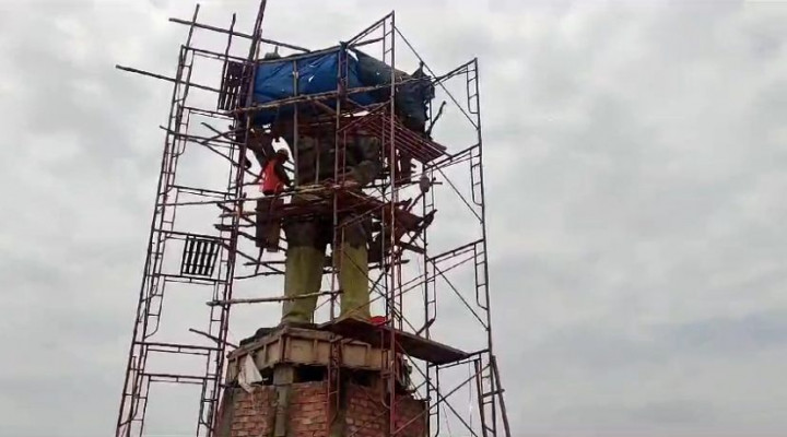 Patung Bung Karno di Banyuasin Dibangun Ulang Usai Viral karena Tak Mirip