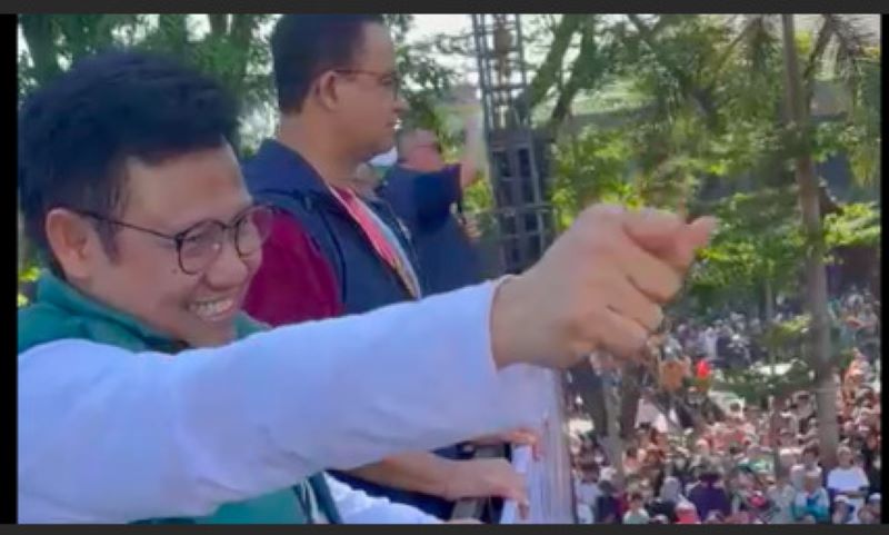 Sejuta Orang Hadiri Jalan Gembira Amin, Muhaimin Ucapkan Terima Kasih kepada Tamsil