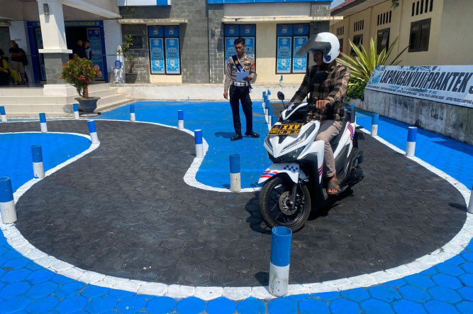 Presentase Kelulusan Uji Praktik SIM sampai 90%