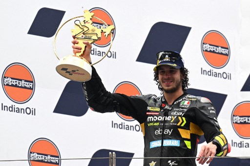 Marco Bezzecchi becomes first rider to win Indian MotoGP